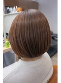 【北千住】縮毛矯正×イルミナカラー ナチュラル艶ボブ