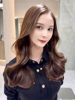 ディーバ 銀座(D.I.E.V.A)&nbsp;20代30代髪質改善韓国ワンホンレイヤーチョコブラウンベージュ