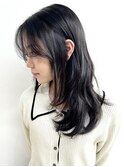 【松戸 アイダ】10代.20代/艶髪/かわいい/黒髪レイヤーカット