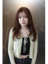 ヘアーループセラデザインワークス(Hair ruup Sela design works) ブリーチなしダブルカラー/柔らかオレンジ/那覇新都心