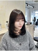 ミルクティーブロンドデジタルパーマワンホンレイヤー［用賀］