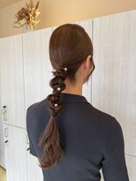 ビーグレイス シモエド店 お呼ばれヘアセット×20代大人タイトスタイル