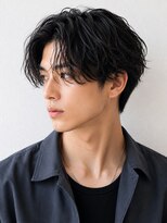 アルテ ヘア(Arte hair)&nbsp;大人メンズセンターパート×ニュアンスパーマ