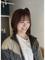 ルウ 押上(rue) 〈押上 半個室〉レイヤーボブ×チョコレートブラウン