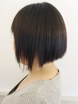 ヘアークリアー 春日部 大人可愛い前下がりミセスボブ/ツヤ髪/30代40代50代