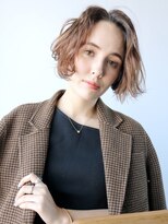 アルバム 渋谷パルコ(ALBUM) ニュアンスショートアレンジ_オリーブカラー_67387