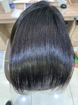 アッシュ 戸田公園店(Ash)&nbsp;縮毛矯正×丸みのある前下がりボブ