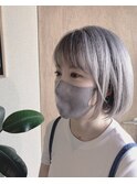 流し前髪×コンパクトボブ