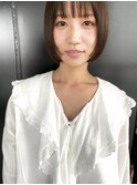 ichida style NO.33オリーブベージュデザインカラーウェットヘア