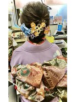 中原 美容室 &nbsp;振袖＋アップヘアー