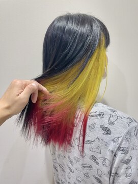 ベルクープス 天王寺店(Belle Coupes) 【BelleCoupes】橋口大 インナーカラー グラデーション 10代20代