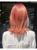 アイフィール アヴェダ 瑞江店(i feel AVEDA)&nbsp;【藤田】　ハイブリーチで作るペールピンク×くびれレイヤー