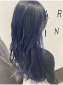 艶ロング　シャドーブルー　　20代.30代女性