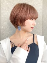 ロンド レグリーズ 立川(Lond leglise)&nbsp;ショート×顔周り×前髪×シルキーベージュ×グレージュカラー