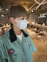 イトシテ&nbsp;マニッシュショート×ハイトーンカラー【担当　ジン　トモヒト】