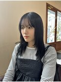顔まわりレイヤー×透明感カラー