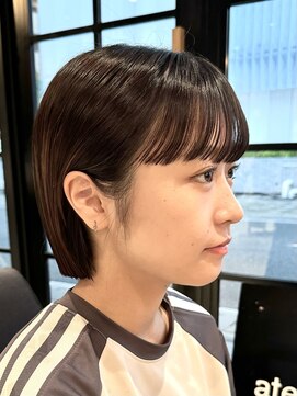 オーガニック アトリエ 大宮(organic+atelier) 切りっぱなしボブ/タッセルボブ/顔周りカット/ミニボブ