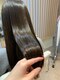ゴカントコシエ 津幡店(gokan)の写真/髪のダメージを最小限に抑えた縮毛矯正でお悩みを解決！ナチュラルな仕上がりのストレートヘアに♪