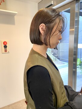 パープル(PURPLE) ボブ/切りっぱなしボブ/イルミナカラー