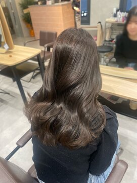 フィエルウメダ(Fier umeda) 髪質改善◎透明感オリーブグレージュ◎