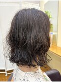 ゆるふわボディパーマ／ミディアム