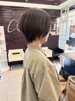 エアー 神戸(AIR)&nbsp;白髪ぼかし/ショートボブ/グレージュ/30代40代50代