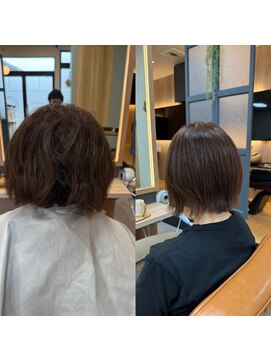 ナチュラル 古川店(Natural) 古川　大崎市　縮毛矯正　髪質改善　トリートメント　艶髪カラー