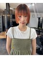 トッカ(tocca) ブリーチ伸ばしかけにorange♪顔まわりカットでおしゃれに!