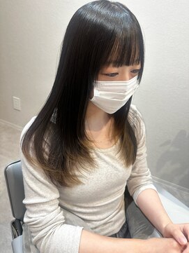 ベル サウス(BHEL south) レイヤーカット顔周り/ベージュカラー/津/久居