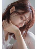 ジル 天神 福岡大名(ZEAL)&nbsp;【ZEAL天神】シースルーバング＋チェリーブラウン★New Open