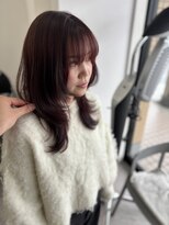 トイロ ウィステリア(toiro wisteria)&nbsp;レイヤーカット×ワインレッド