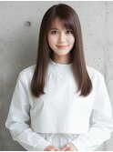 韓国風ｘシースルーバングｘエギョモリｘタンバルモリｘレイヤー