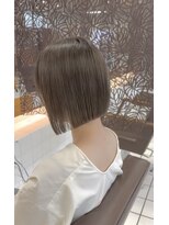 シエル ドゥ サワ(ciel de SAWA)&nbsp;ブリーチなしカラー◆オリーブベージュ/小顔レイヤーボブ