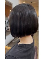 リドルヘアー 石井町店(Riddle HAIR)&nbsp;ミニボブ/ナチュラルボブ/ダークグレージュ/ダークアッシュ