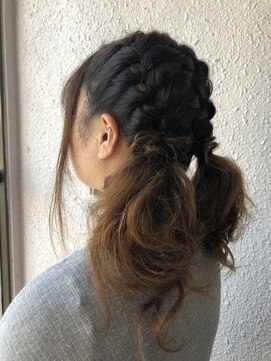 ディー エメ(D-aimer-) 編み込みツイン☆