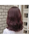 【梅田 茶屋町】カシスカラー×重軽ウェーブ