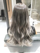 デイズ(days)&nbsp;アッシュグラデーションブリーチWカラーロングデザインカラー