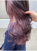 " おしゃれインナー、ピンクラベンダーカラー "