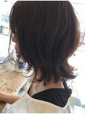 オレンジベージュ × 夏ウルフ 石原 ダイスケ