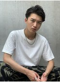 アップバングツーブロックショート