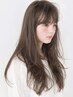 《扱いやすく♪》前髪ストレート＋カット　￥7700