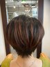 【白髪染め】カット＋グレイカラーor酸性カラー　￥8800