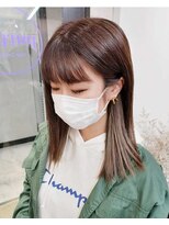 パープル(purple)&nbsp;イヤリングホワイトベージュ