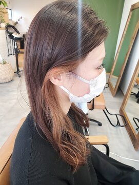 ヨハク(yohak) インナーカラー×アッシュベージュ