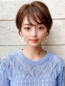 ラルユー 金山(LallYou) 美髪/ホワイトグレージュ/ネビージュ/大人かわいい/こなれミディ