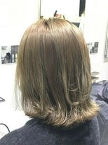 アフロディーテギンザ 日本橋人形町店(APHRODITE GINZA)&nbsp;外ハネボブ/セクションカラー/ペールベージュ/人形町