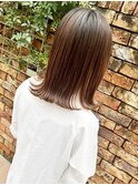 【1ミリにこだわるカット×髪質改善】/外はね/ベージュ