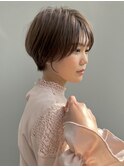 垢抜け/大人/ショートボブ/シースルー/透明感/20代30代40代50代