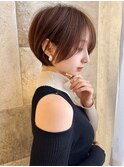 360°綺麗なシルエット!耳掛け丸みショート!