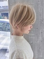 ロンドローズ 名古屋(Lond damaskRose)&nbsp;リフトレイヤー センターパート ブリーチ縮毛矯正 ヨジャドル175